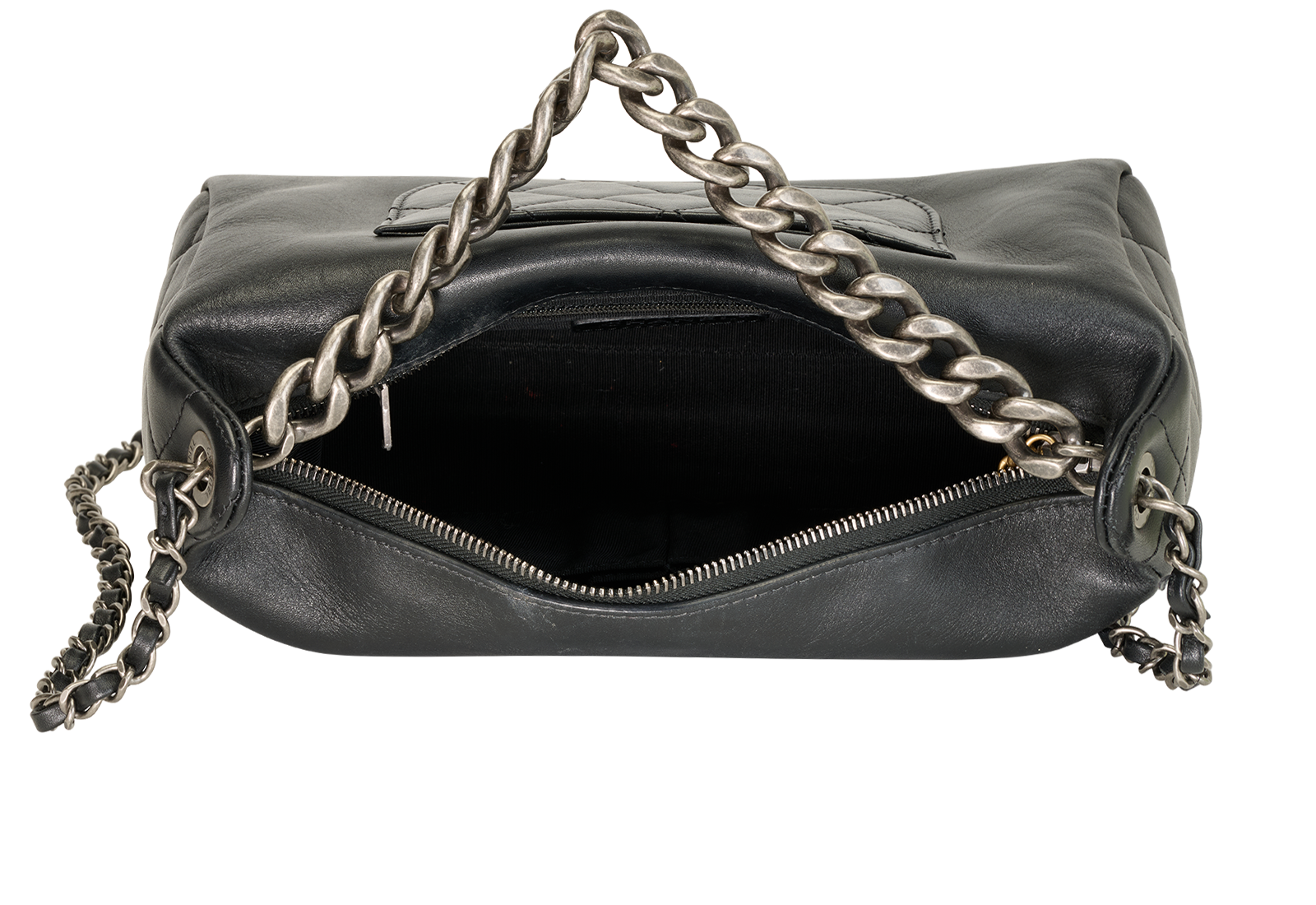 Chain Signature, &pound;3,100, Handbags, Black, Leather, Other view